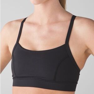 Lululemon Rise and Run Sports Bra in Black